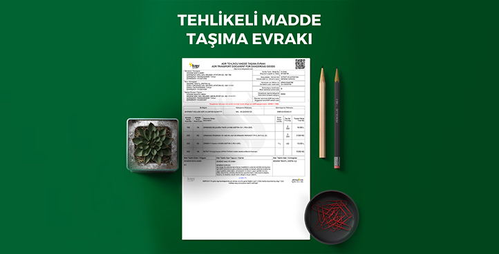 ADR TAŞIMA EVRAKI